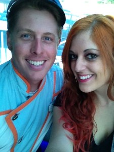 Myself and a friend on Oct. 30, 2012.